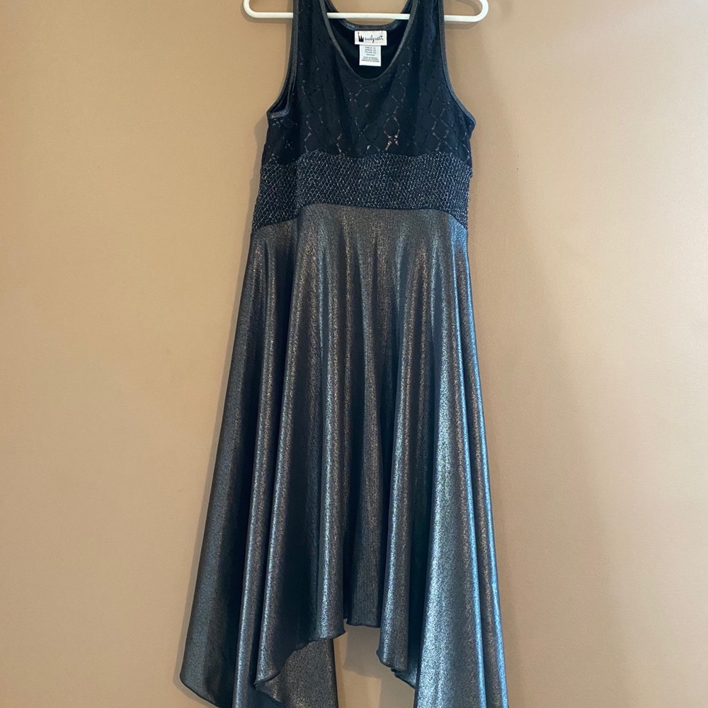 Emily West black dress.